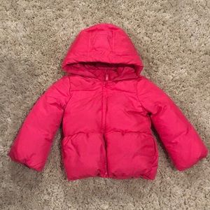 Baby Gap Toddler Girls Size 5 Winter Coat Hot Pink